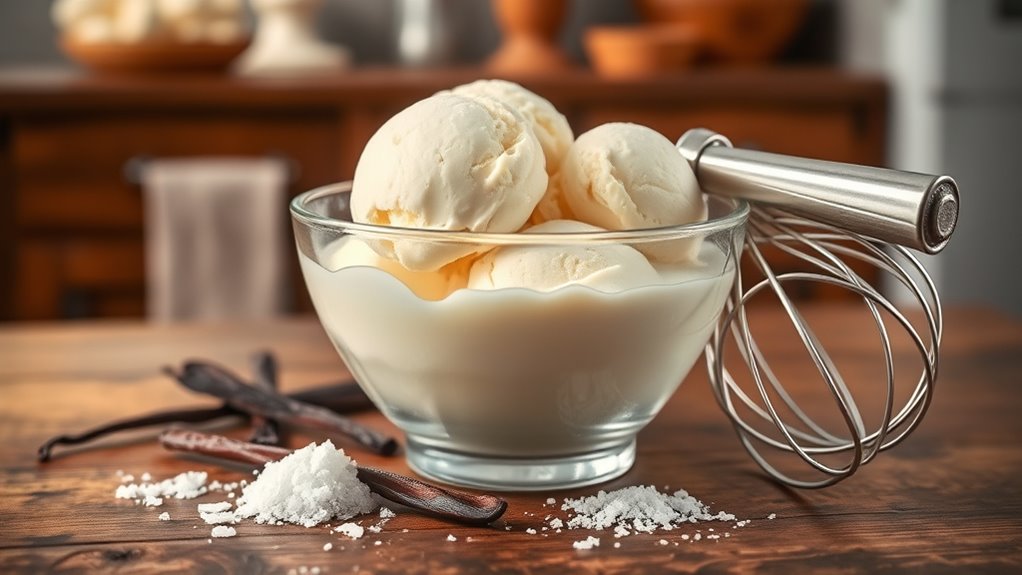 homemade raw cream ice cream