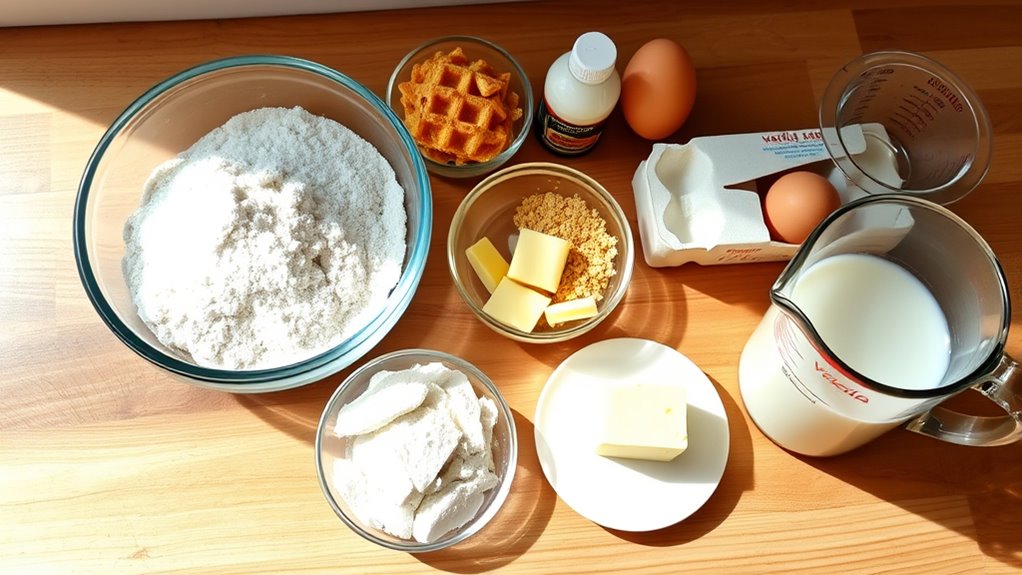 homemade waffle ingredient options