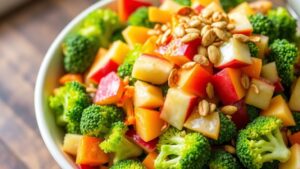 honeycrisp apple broccoli salad