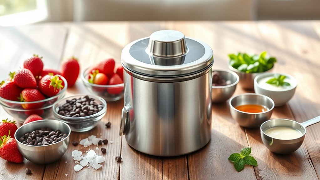 ice cream ingredient preparation