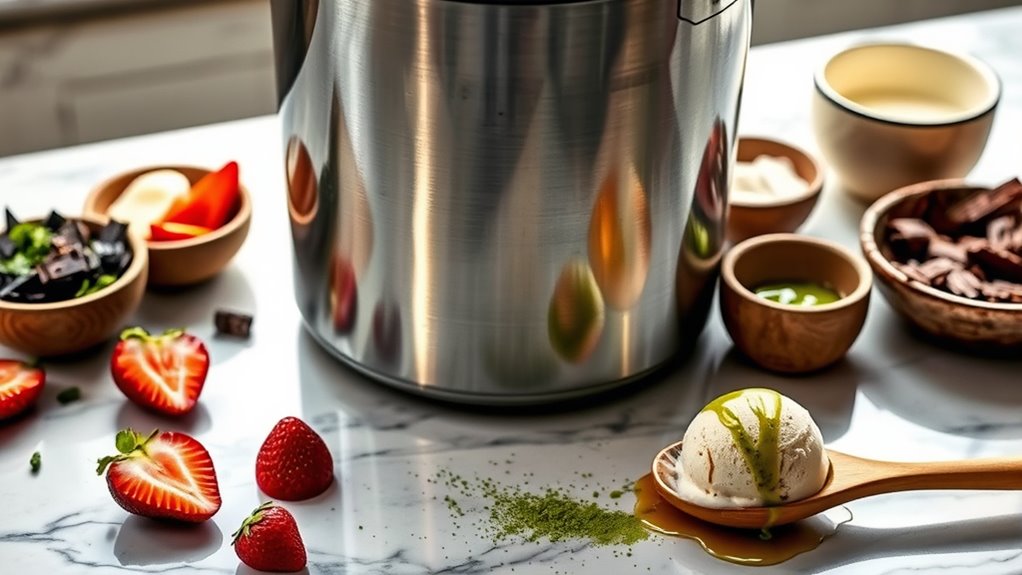 ice cream maker recipe