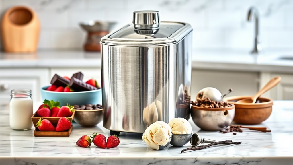ice cream maker recipe