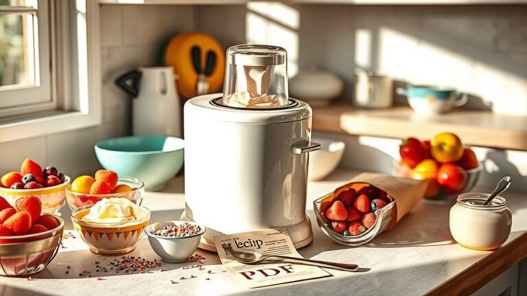 ice cream maker recipes