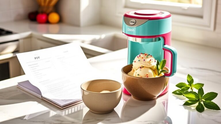ice cream maker recipes