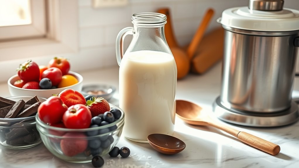 ice cream preparation essentials