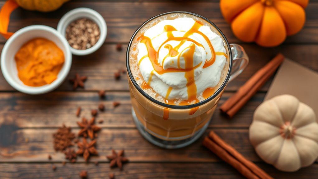 iced pumpkin cream chai