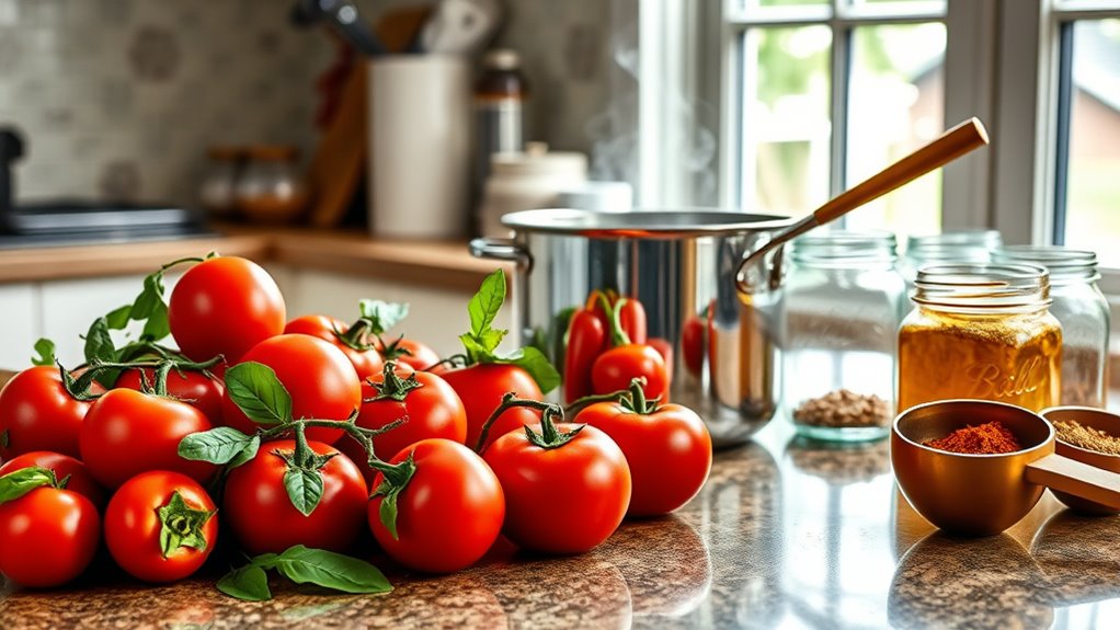 ingredient preparation and organization