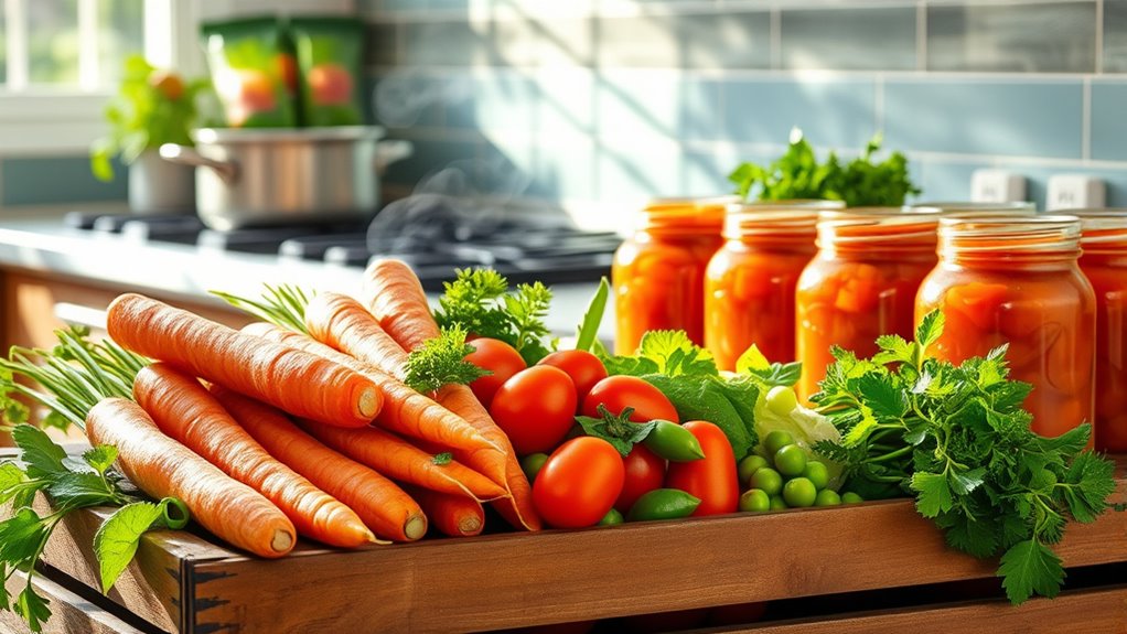 ingredient preparation for canning