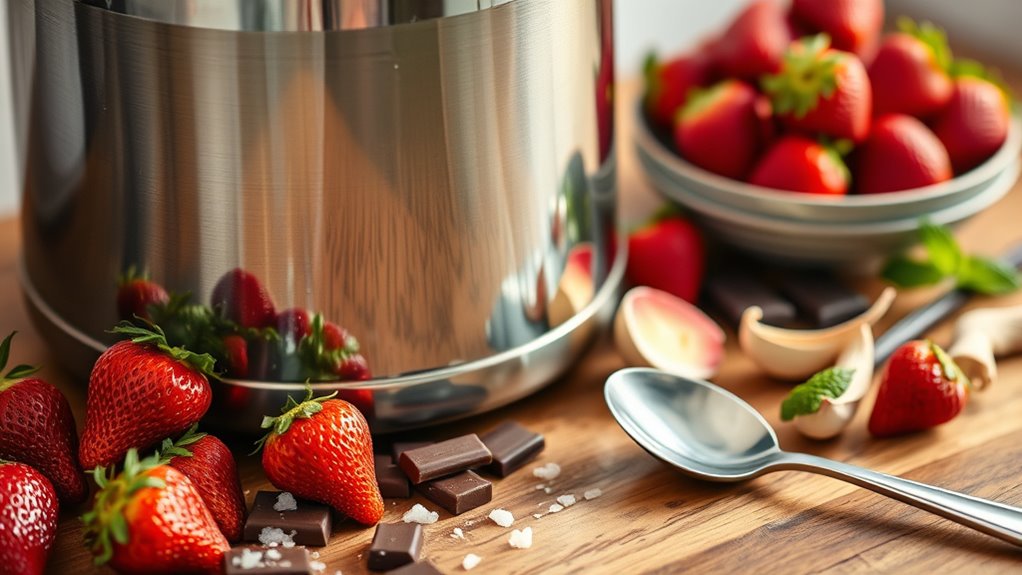 intentional ice cream preparation
