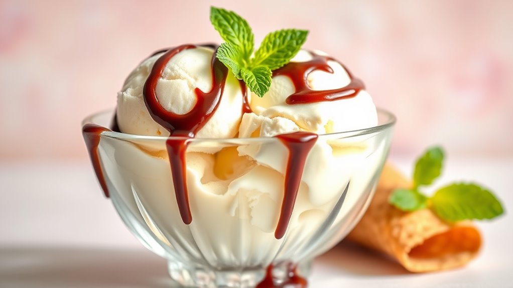 intentional ice cream presentation