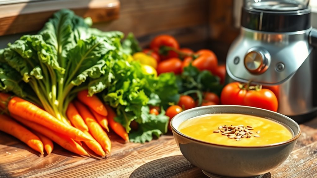 intentional raw soup preparation