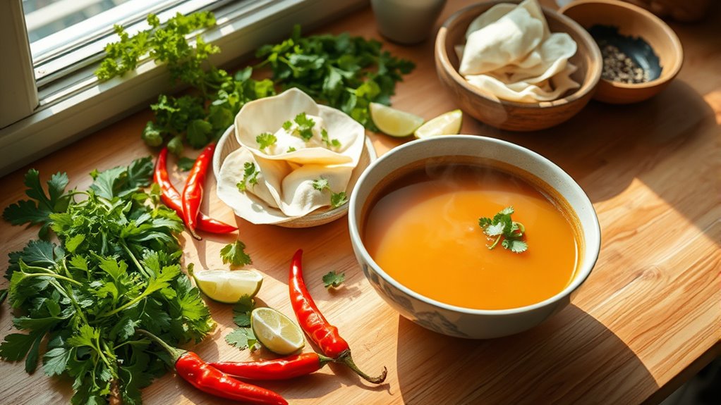 intentional wonton preparation process