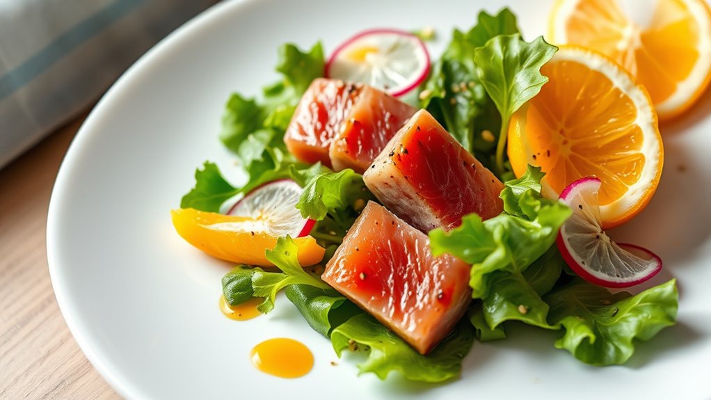 japanese inspired tuna salad