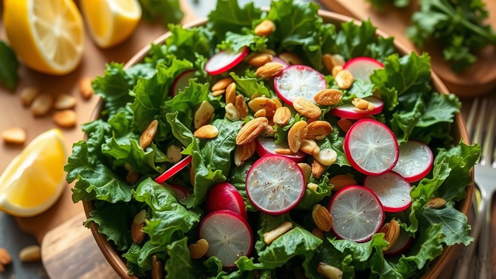 kale preparation techniques emphasized