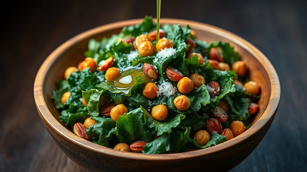 kale salad preparation steps