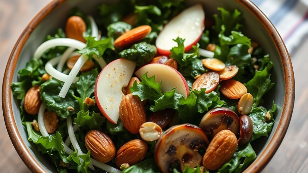 kale salad with vinaigrette