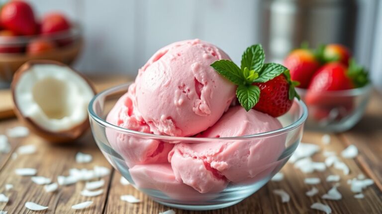 keto friendly strawberry ice cream