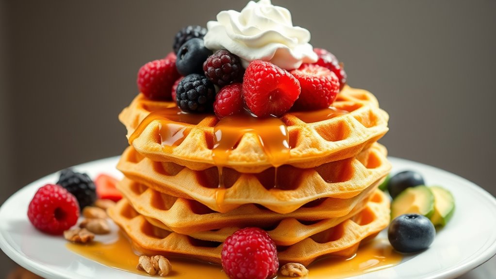 keto waffle serving ideas