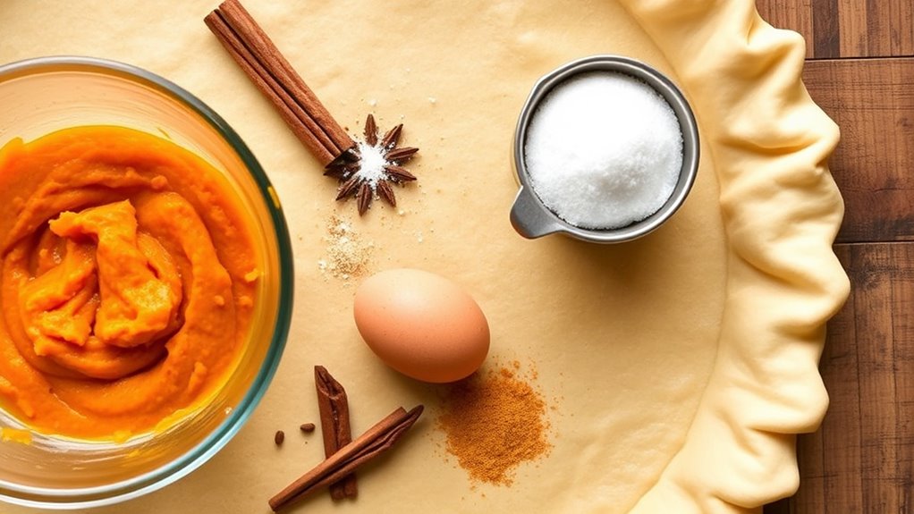 key ingredients for pie