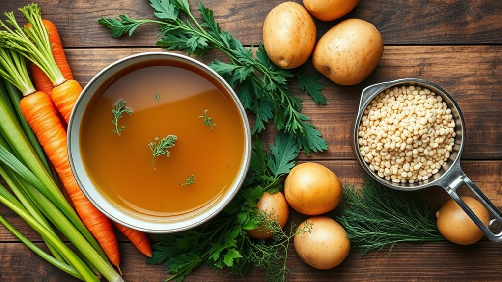 kosher soup ingredient preparation