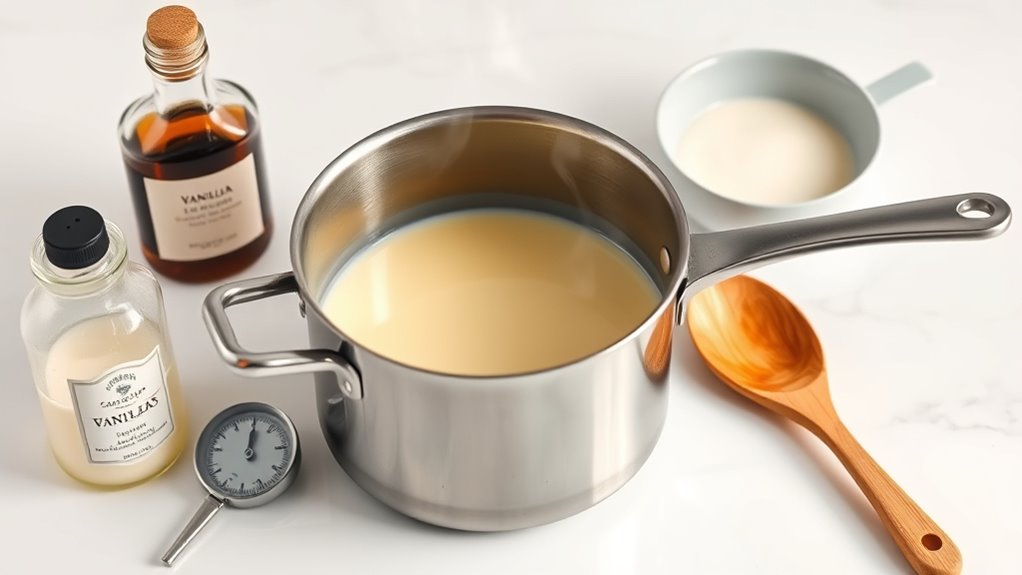 lactose free ice cream preparation
