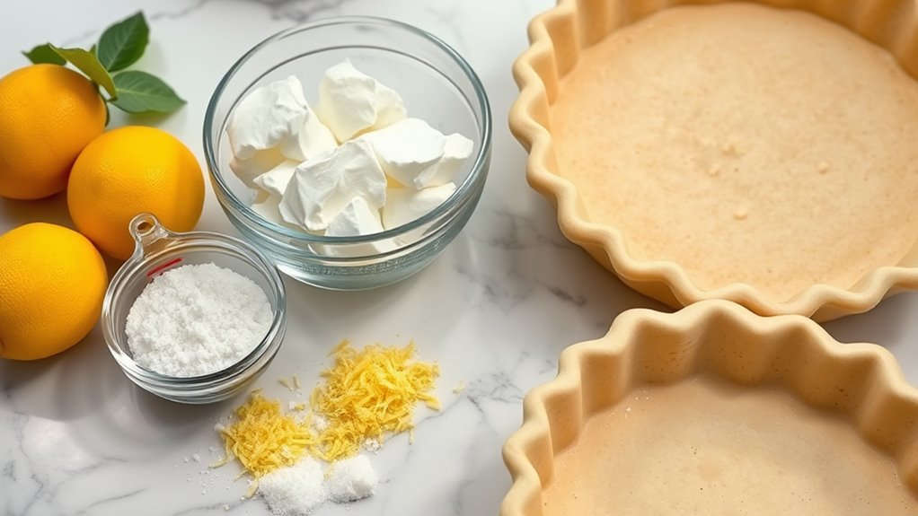 lemon meringue pie ingredients