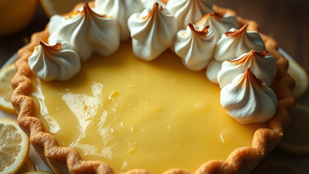 lemon meringue pie preparation
