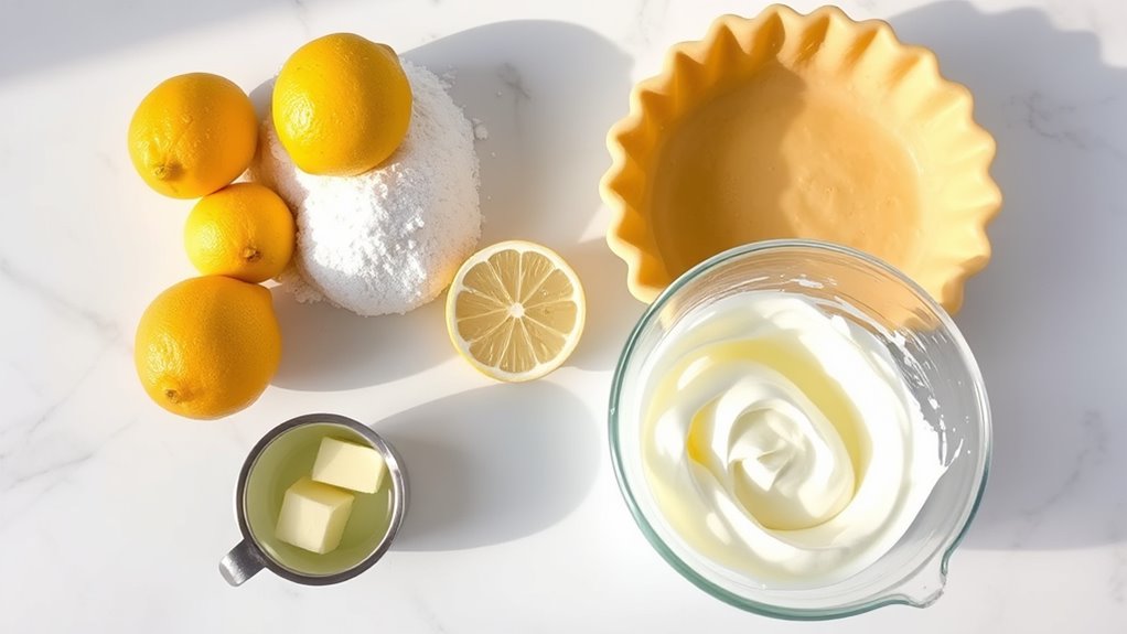 lemon pie ingredient list