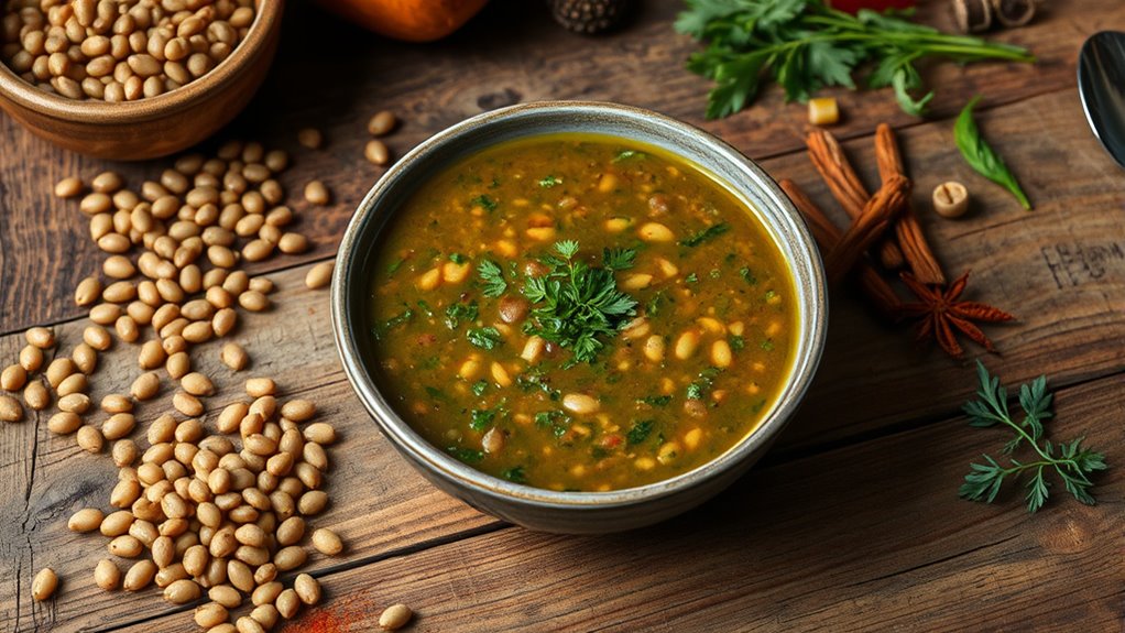 lentil soup preparation process