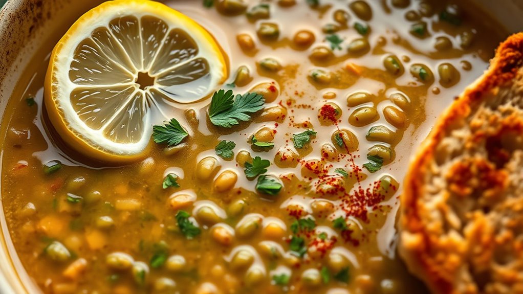 lentil soup serving suggestions