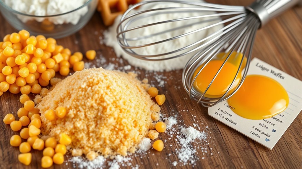 liege waffles ingredient list