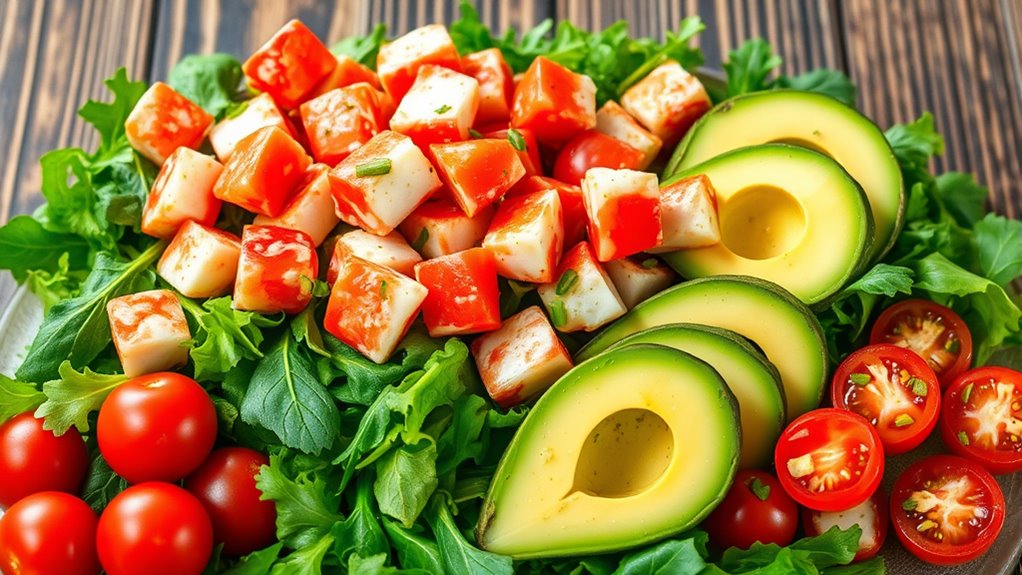 lobster salad ingredient balance