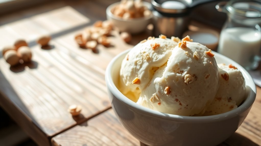 macadamia nut ice cream