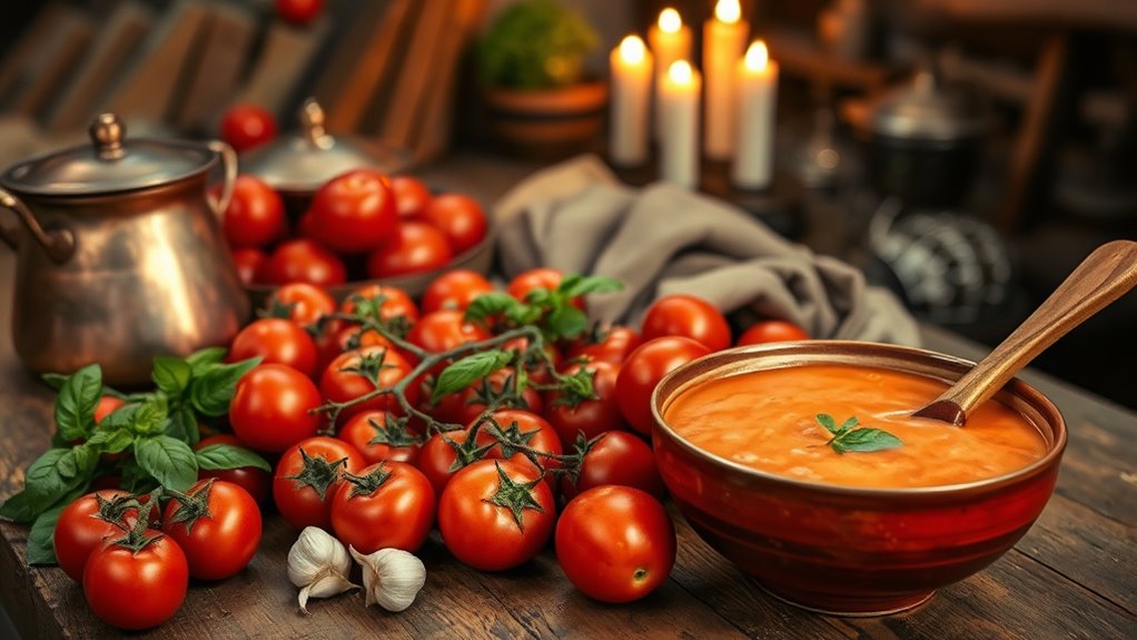 meticulous soup preparation process