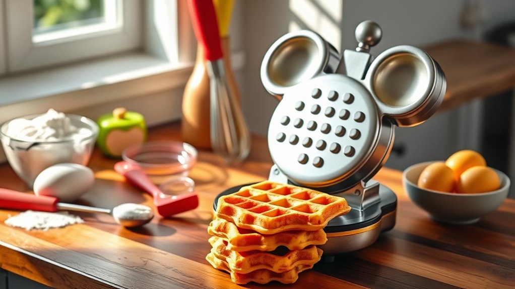 mickey waffle making essentials