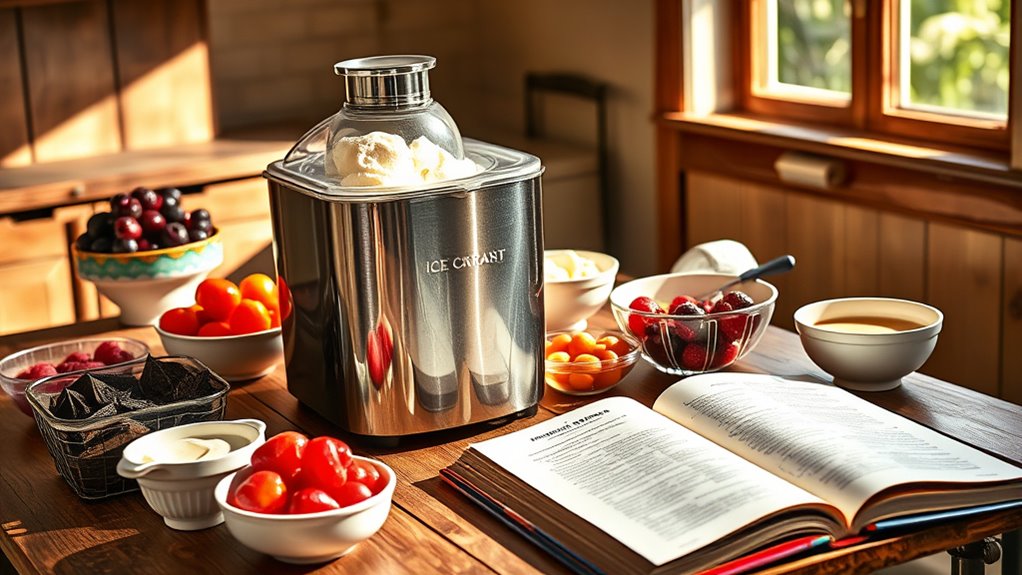 mindful ice cream preparation