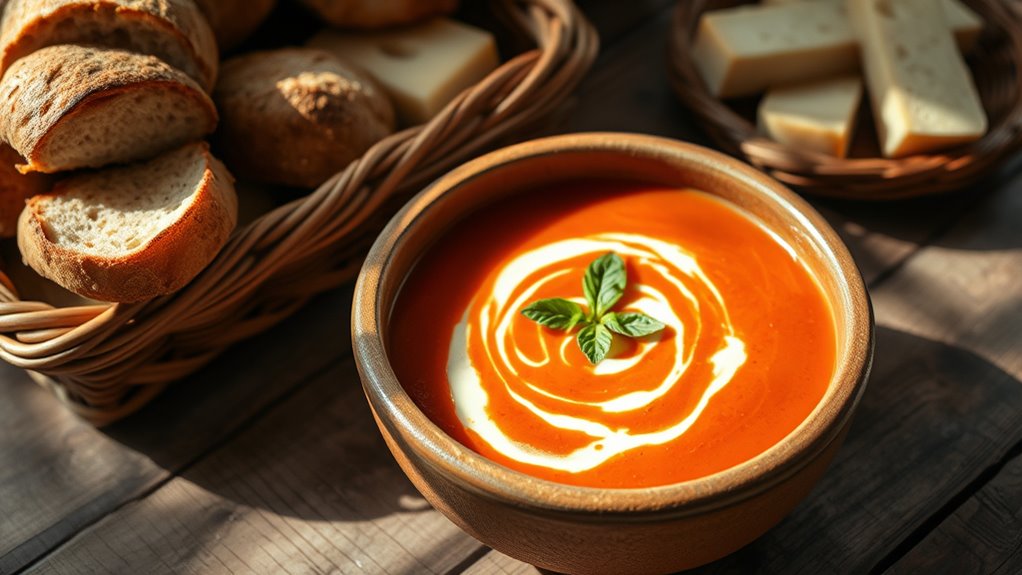 mindful medieval soup presentation