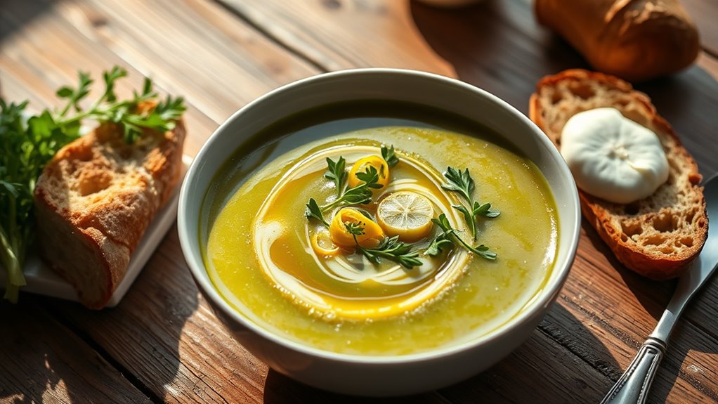 mindful plating and garnishes