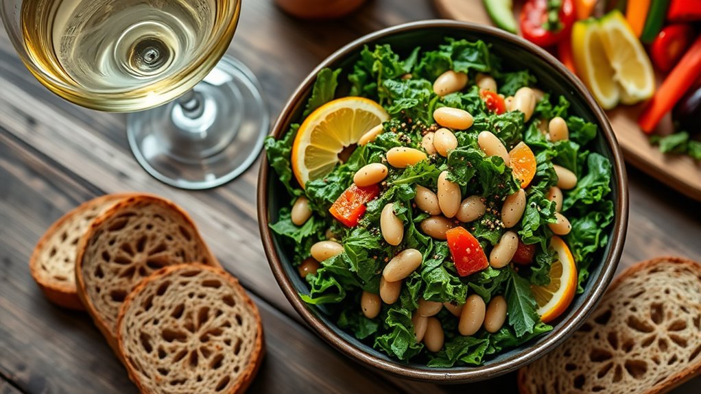 mindful salad serving suggestions