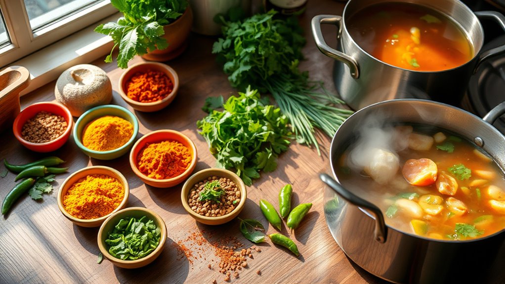 mindful soup preparation process