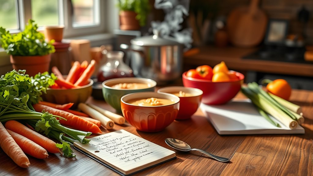 mindful soup preparation techniques