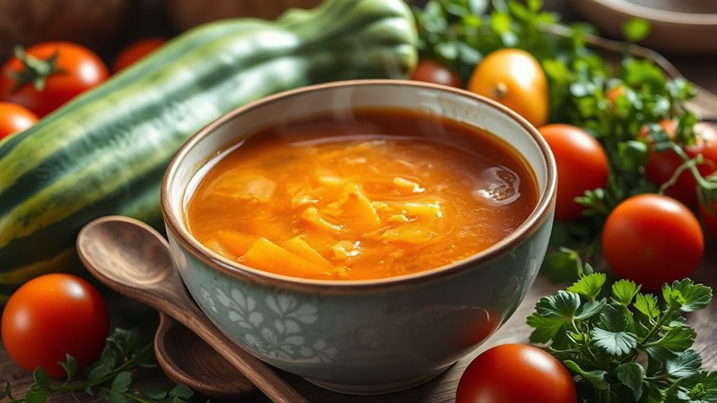 mindful soup preparation techniques