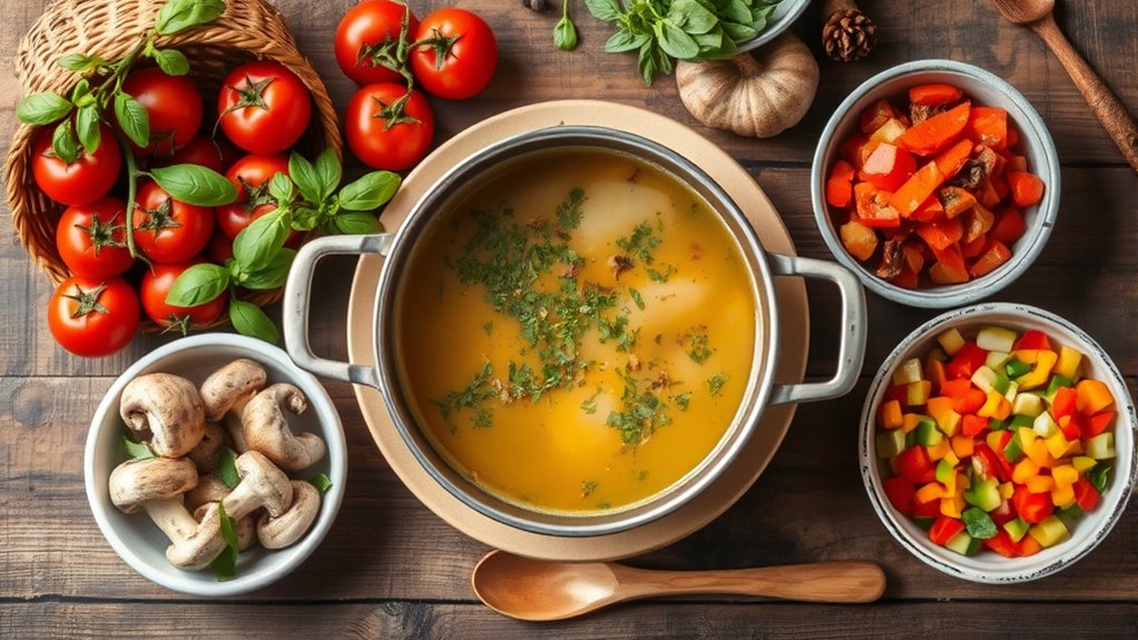 mindful soup preparation techniques