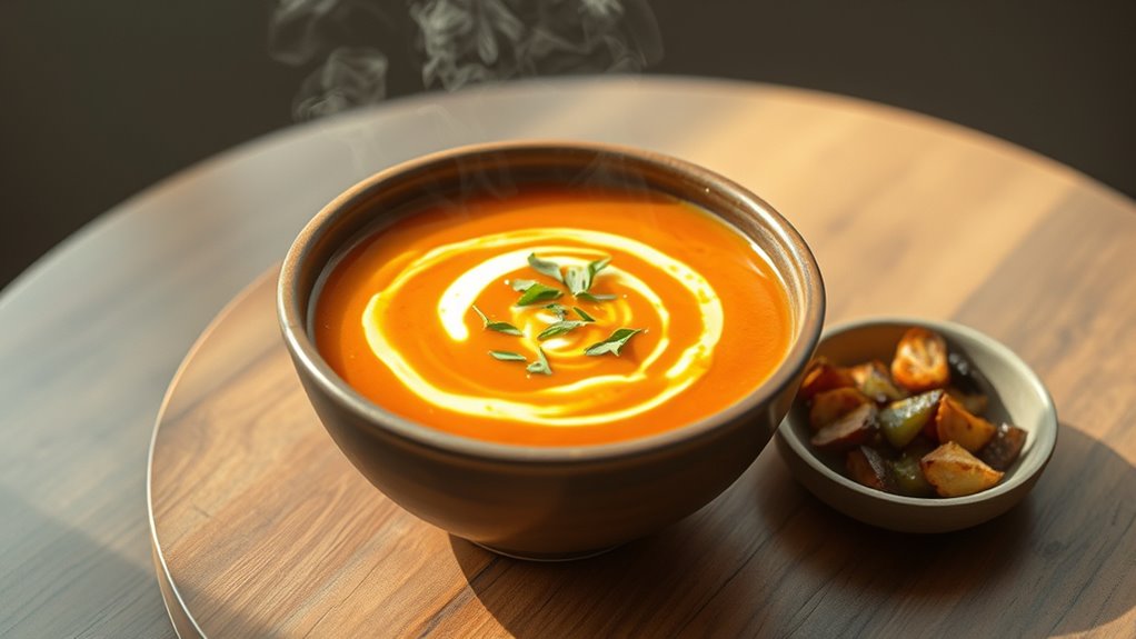 mindful soup serving techniques