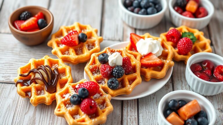 mini waffle iron recipes