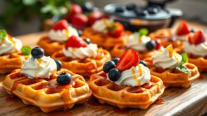 mini waffle maker recipes