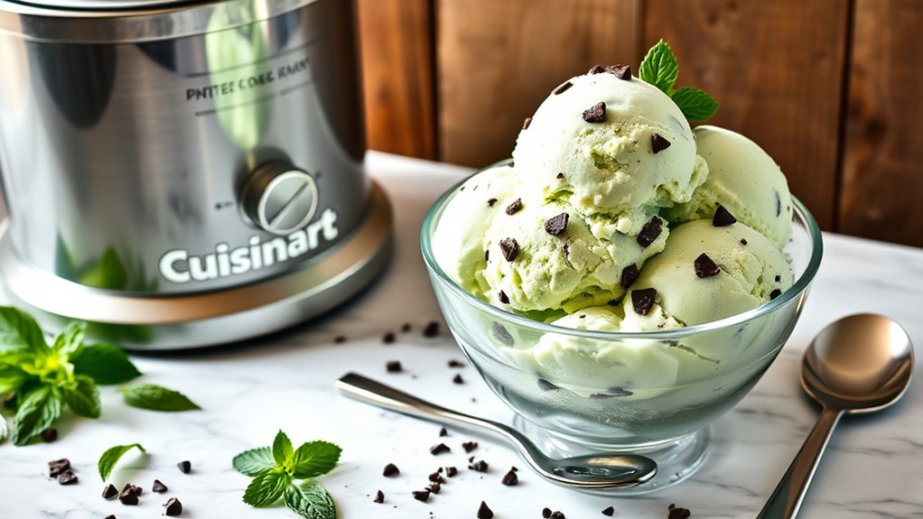 mint chip ice cream