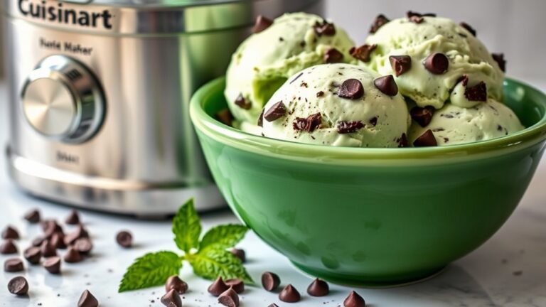 mint chocolate chip ice cream