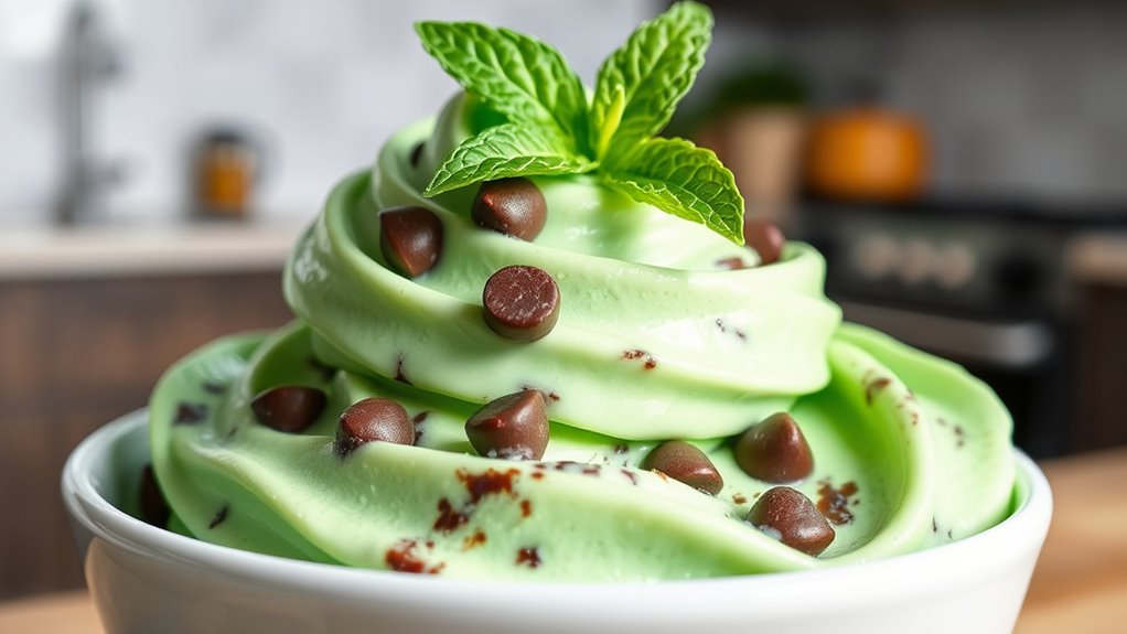 mint chocolate chip ice cream
