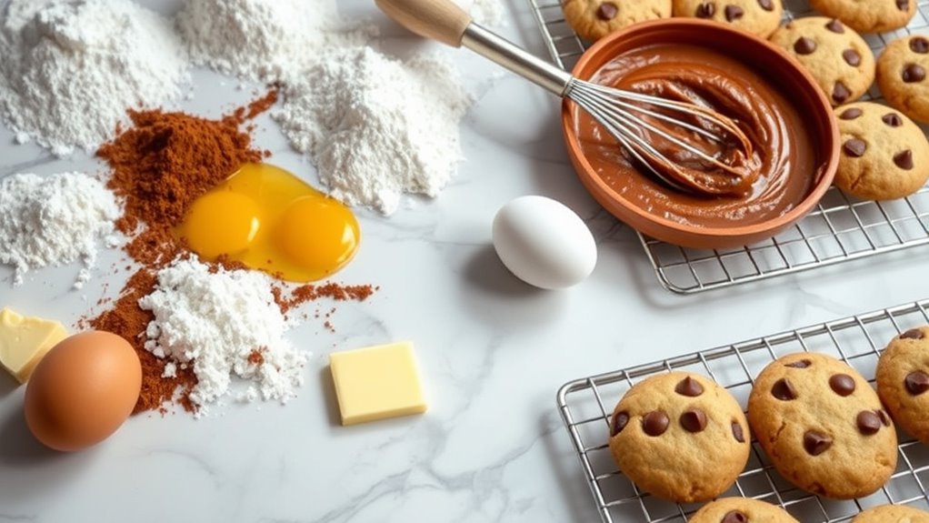 mix bake cool sandwich